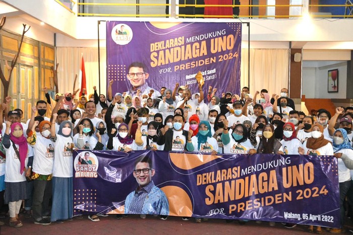 Pelaku UMKM di Malang Dukung Sandiaga Maju Nyapres