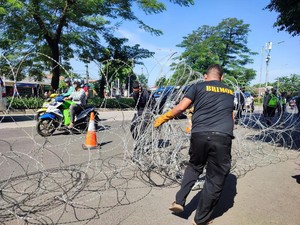 Penjagaan Ketat Jelang Sidang Vonis Munarman