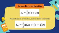 Deret Aritmatika: Rumus, Contoh Soal, Dan Bedanya Dengan Barisan