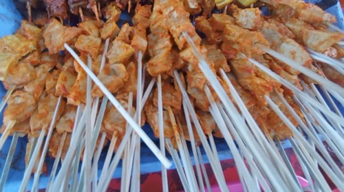 Sate Susu, Menu berbuka puasa khas warga kampung jawa dusun wanasari, denpasar.