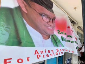 Ada Spanduk Anies for Presiden Terpampang di Karawang