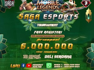 E-Sports Saga Gelar Turnamen Mobile Legends di Deli Serdang
