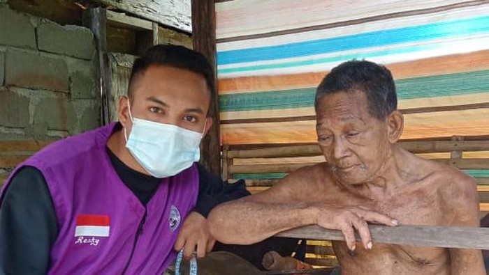 Viral kakek asal Palopo telantar dan sebatang kara di Mamuju, Sulbar (Dok. Istimewa)