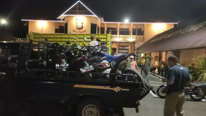 30 unit motor balapan liar di Soppeng disita polisi karena mengganggu ibadah Ramadan 2022 (Dok. Istimewa)