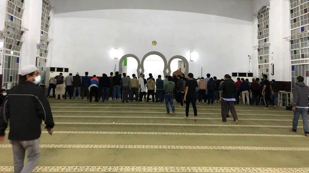 Suasana berbuka puasa bersama di Taipei Grand Mosque
