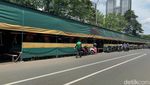 Bulan Ramadan, Begini Penampakan Lapak Warung Makan di Seberang Menara BNI