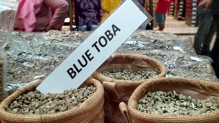 Panjangan biji kopi sumatera