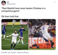 Meme Chelsea vs Madrid