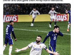 Meme Benzema Jadi Pemilik Baru Chelsea Usai Cetak Hat-trick