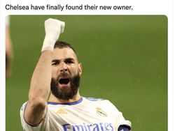 Meme Benzema Jadi Pemilik Baru Chelsea Usai Cetak Hat-trick