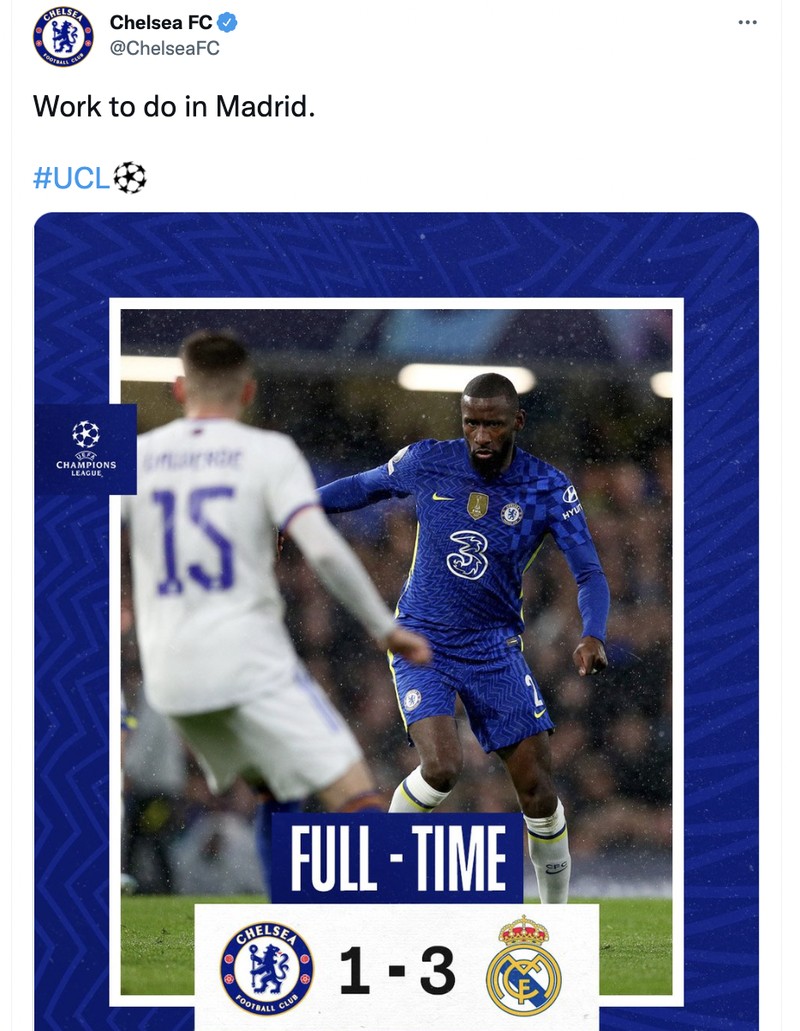 Meme Chelsea vs Madrid