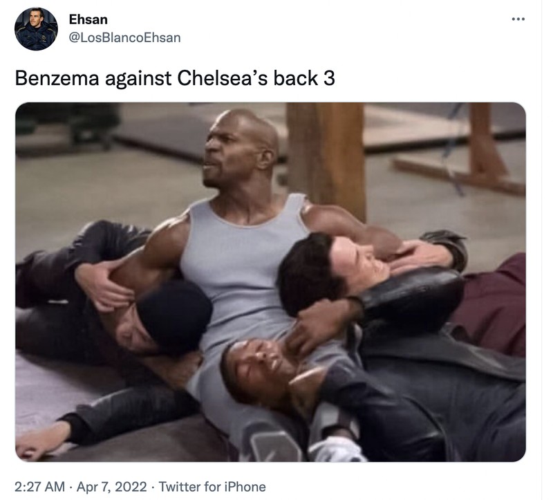 Meme Chelsea vs Madrid