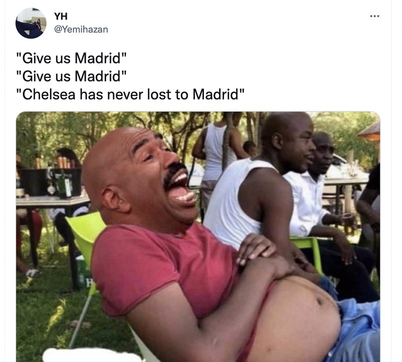 Meme Chelsea vs Madrid