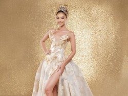 5 Pesona Andina Julie, Gadis Desa Kini Pakai Mahkota Miss Grand Indonesia 2022
