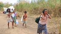 Otoritas Thailand memerintahkan para pengungsi untuk kembali ke Myanmar.  