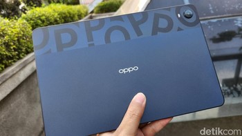 Oppo Pad dijual di China dengan harga mulai dari USD 363 atau Rp 5 jutaan.Foto: Adi Fida Rahman/detikINET