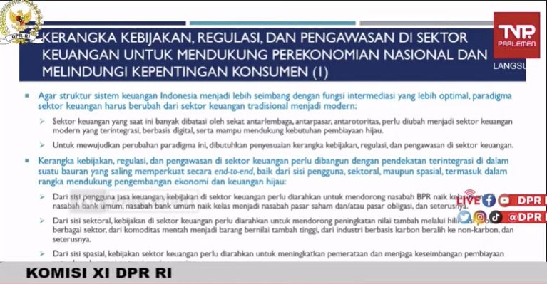 Paparan Doddy Zulverdi (Tangkapan layar)