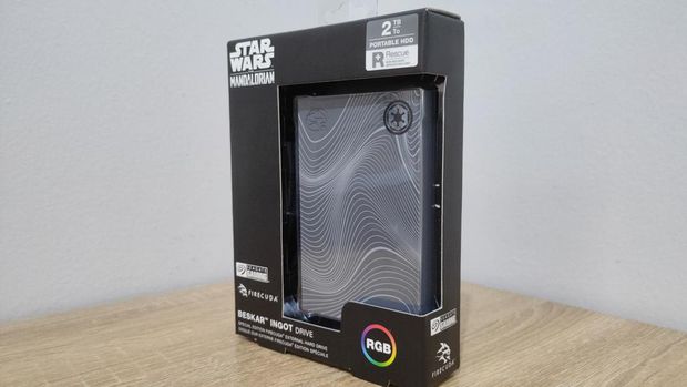 Review Beskar Ingot Drive, HDD Eksternal Tampilan Mewah Kemampuan Wah