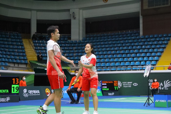 Rinov Rivaldy/Pitha Haningtyas Mentari di Korea Open 2022
