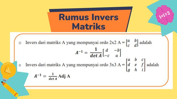 Rumus invers matriks