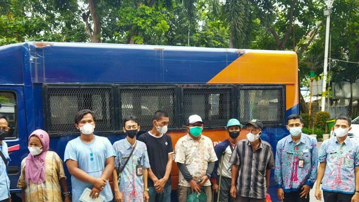 7 PMKS yang Diamankan di Pademangan, Jakut