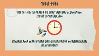 Teka-teki matematika sederhana. Bila seseorang diresepkan minum 4 obat setiap setengah jam mulai dari pukul 3, berapa lama waktu berlalu sampai obat habis?