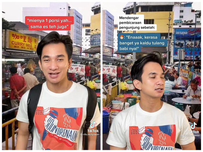 Duh! TikToker Ini Tak Sengaja Buka Puasa Pakai Mie Babi
