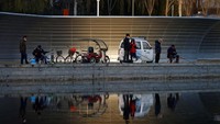 Para pengkritik menyatakan kamera pengawas China digunakan untuk mengidentifikasi informasi pribadi warga.