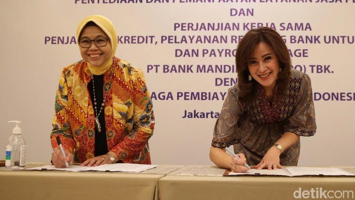 Bank Mandiri bersinergi dengan Lembaga Pembiayaan Ekspor Indonesia (LPEI). Kerja sama untuk mendukung LPEI dalam pengembangan ekspor nasional.