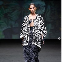 Fashion show Hian Tjen di Arab Fashion Week 2022 berlangsung di Dubai Design Distict, Uni Emirat Arab (UEA) pada Jumat 25/3/2022. Foto: Dok. Instagram @hiantjen.