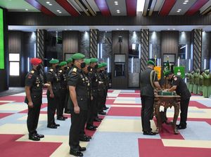 KSAD Pimpin Sertijab, Mayjen Widi Pangdam IV/Dip-Brigjen Iwan Danjen Kopassus