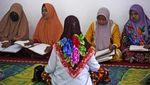 Tunanetra di Medan Isi Ramadan dengan Tadarus Al-Quran Braille