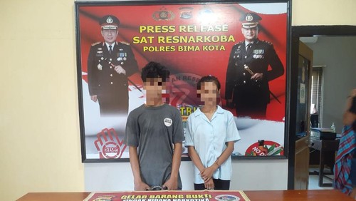 Pasangan kekasih ditangkap karea nyabu bareng di Bima