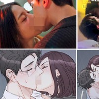 Dalam episode enam A Business Proposal, Jin Young Seo yang mabuk mencium tetangganya Cha Sung Hoon. Keduanya berakhir di apartemen sekretaris Kang Tae Mu itu dan beradegan panas. Foto: Instagram