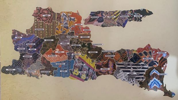 Peta Jawa Timur, Banyuwangi Terluas dan Kota Mojokerto Terkecil