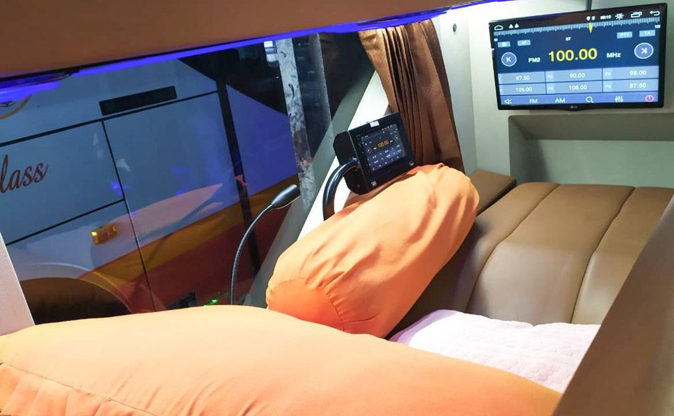 Sleeper Seat di Bus Harapan Jaya