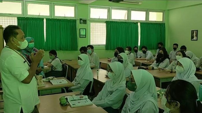 Suasana PTM di SMAN 68 Jakarta (Anggi-detikcom)