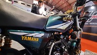Dia bilang, Yamaha RX-King mini ini dikerjakan kurang lebih 5-6 bulan. Foto: (Rangga Rahadiansyah/detikOto)