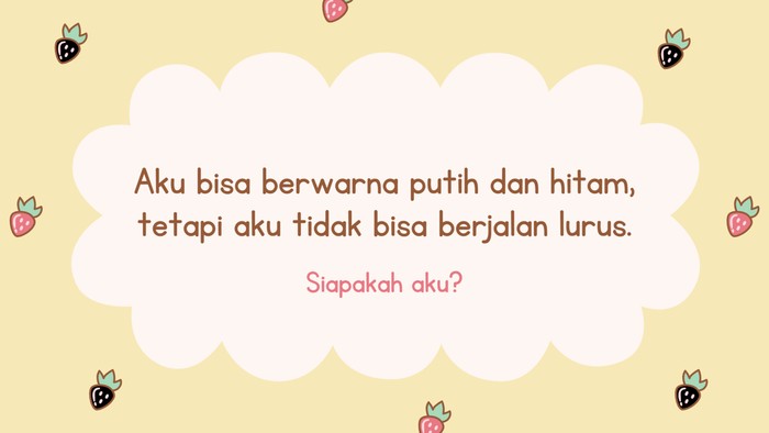 Asah otak Kamu Punya Imajinasi Tinggi? Coba Jawab Kuis Tebak Siapa Aku!