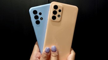 Samsung Galaxy A23 dibanderol Rp 3,499 juta, untuk varian 6GB/128GB. Untuk kinerjanya disokong oleh chipset Snapdragon 680, dan dipadupadankan dengan RAM 6GB serta memori internal 128GB. Foto: Samsung.