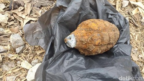 ilustrasi temuan granat