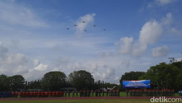 Hari ini TNI AU memperingati HUT ke-76, Sabtu (9/4/2022). Daerah Istimewa Yogyakarta (DIY) menjadi lokasi perayaan.