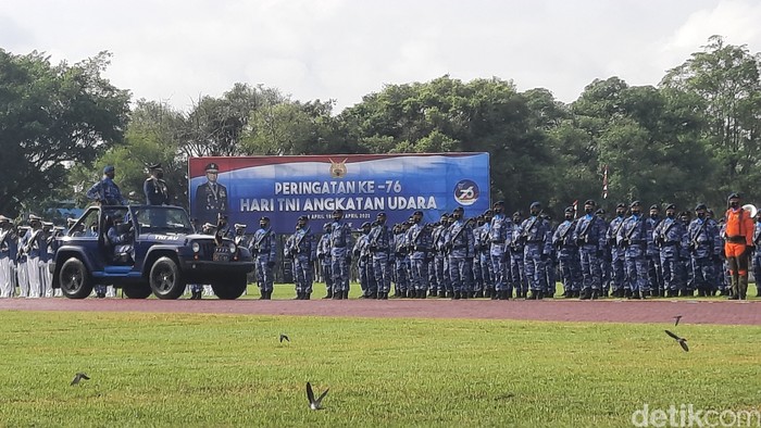 Hari ini TNI AU memperingati HUT ke-76, Sabtu (9/4/2022). Daerah Istimewa Yogyakarta (DIY) menjadi lokasi perayaan.