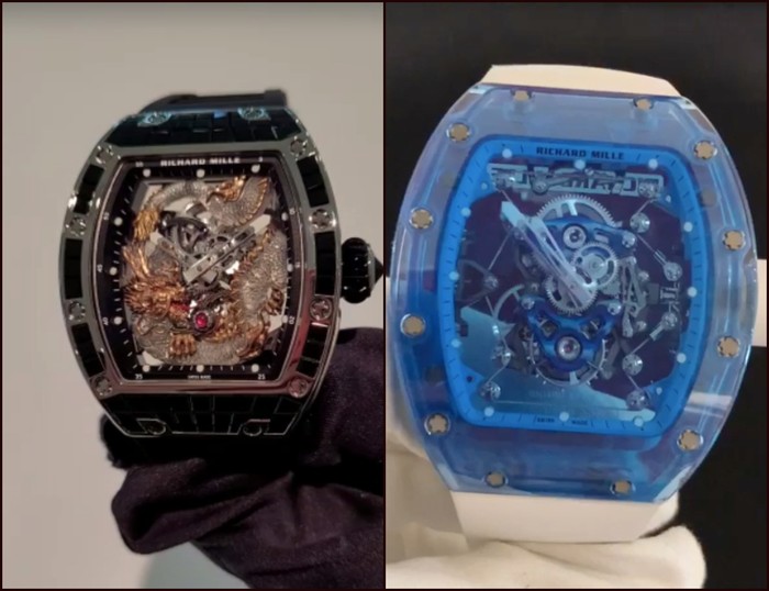 Jam tangan Richard Mille, pembelinya merasa ditipu dan lapor ke polisi. (Repro detikcom)