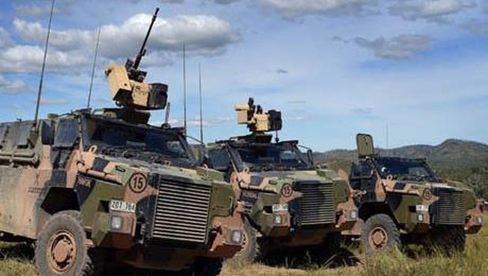 Kendaraan Tempur Bushmaster dikirim Australia untuk Ukraina