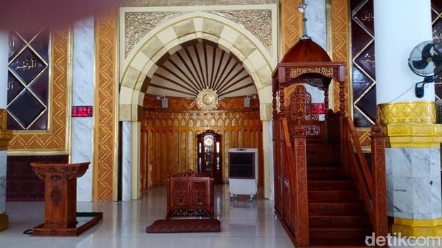 Masjid Agung Ummul Quraa di Sengkang, Wajo dirancang arsitek non muslim (detikSulsel/Agung Pramono)