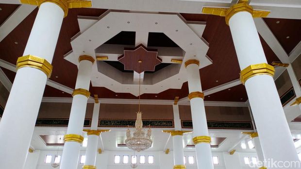 Masjid Agung Ummul Quraa di Sengkang, Wajo dirancang arsitek non muslim (detikSulsel/Agung Pramono)
