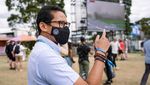 Momen Sandiaga Uno Nonton F1 di Melbourne