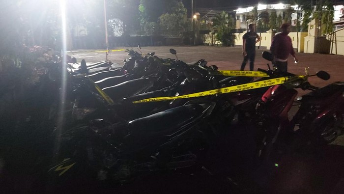 Motor sitaan polisi di Sinjai gegara balap liar