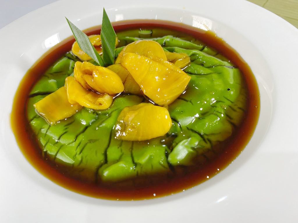 Resep Bubur Sumsum Pandan dan Nangka